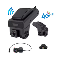 AOEDI D15 HD 4G Sim Caméra de voiture 1080P Mini Smart 3 canaux Dash Cam avec lentilles avant et arrière GPS et WiFi-DVR de voiture à double objectif