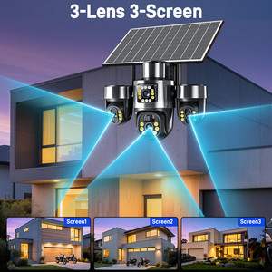 กล้องวงจรปิด <span class=keywords><strong>YOOSEE</strong></span> 4G AOV Solar รุ่นใหม่ พร้อมแผงโซลาร์เซลล์ ความละเอียดสูงแบบ HD 3 เลนส์ สำหรับระบบรักษาความปลอดภัยภายในบ้าน - Product Image 4