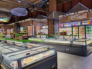 Congélateur commercial <span class=keywords><strong>combiné</strong></span> sur mesure de grande taille pour îlot de réfrigération, idéal pour les magasins de détail - Product Image 3