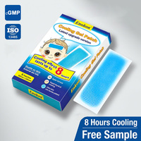 Haute qualité japon Super refroidissement Gel feuille Patch 6 pièces/boîte refroidissement rapide chaud et froid packs prix de gros