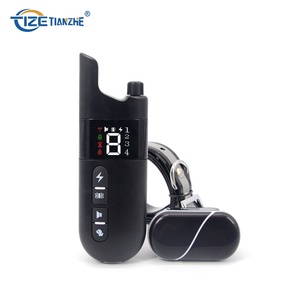 Premier impermeable electrónica recargable Shock estático vibrador Control remoto perro Collar de entrenamiento - Product Image 1