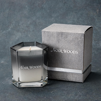 Bocaux à bougies larges en verre ambré de 10 oz, vides, personnalisables et uniques, pour la fabrication de bougies, vente en gros