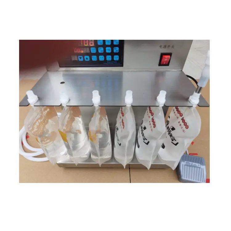 Machine for small business stand up pouch filling machine/spout filler/ pouch packing machine