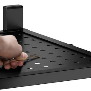 Estanterí<span class=keywords><strong>a</strong></span> plegable para almacenamiento <span class=keywords><strong>de</strong></span> utensilios <span class=keywords><strong>de</strong></span> cocina, color negro, hierro, 3/4/5 niveles, venta al por mayor - Product Image 5