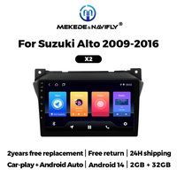 Navifly Android Android Autoradio avec caméra 360 intégrée Car-play Auto X1 X2 pour Suzuki Alto Support BT DSP GPS WIFI