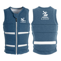 Logo personnalisé EPE mousse Jet Boat gilet de sauvetage Wakeboard & Surf néoprène Impact veste pour hommes et femmes adulte Ski Comp gilet