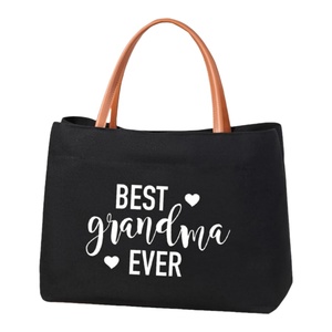 Sac fourre-tout en toile vierge personnalisable, grand format, réutilisable, avec logo sur mesure, pour la vente en gros - Product Image 5