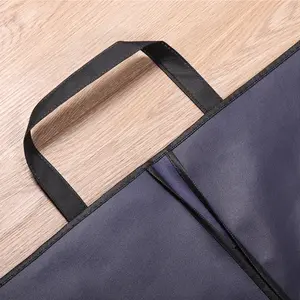 Custom Zipper Garment Packaging Bags Non-Woven Polypropylene Men's Suit For Storage Wholesale