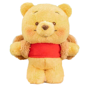 Nuovo Set di 6 Peluche Autentici <span class=keywords><strong>Winnie</strong></span> <span class=keywords><strong>the</strong></span> <span class=keywords><strong>Pooh</strong></span> <span class=keywords><strong>Serie</strong></span> Forever Friends, Scatola Sorpresa con Portachiavi e Charm per Borse - Product Image 1