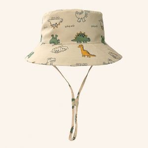 Sombrero de Pescador para Niños con Estampado de Dinosaurios, Sombrero para Bebés y Niños Pequeños, Protección UV - Product Image 5