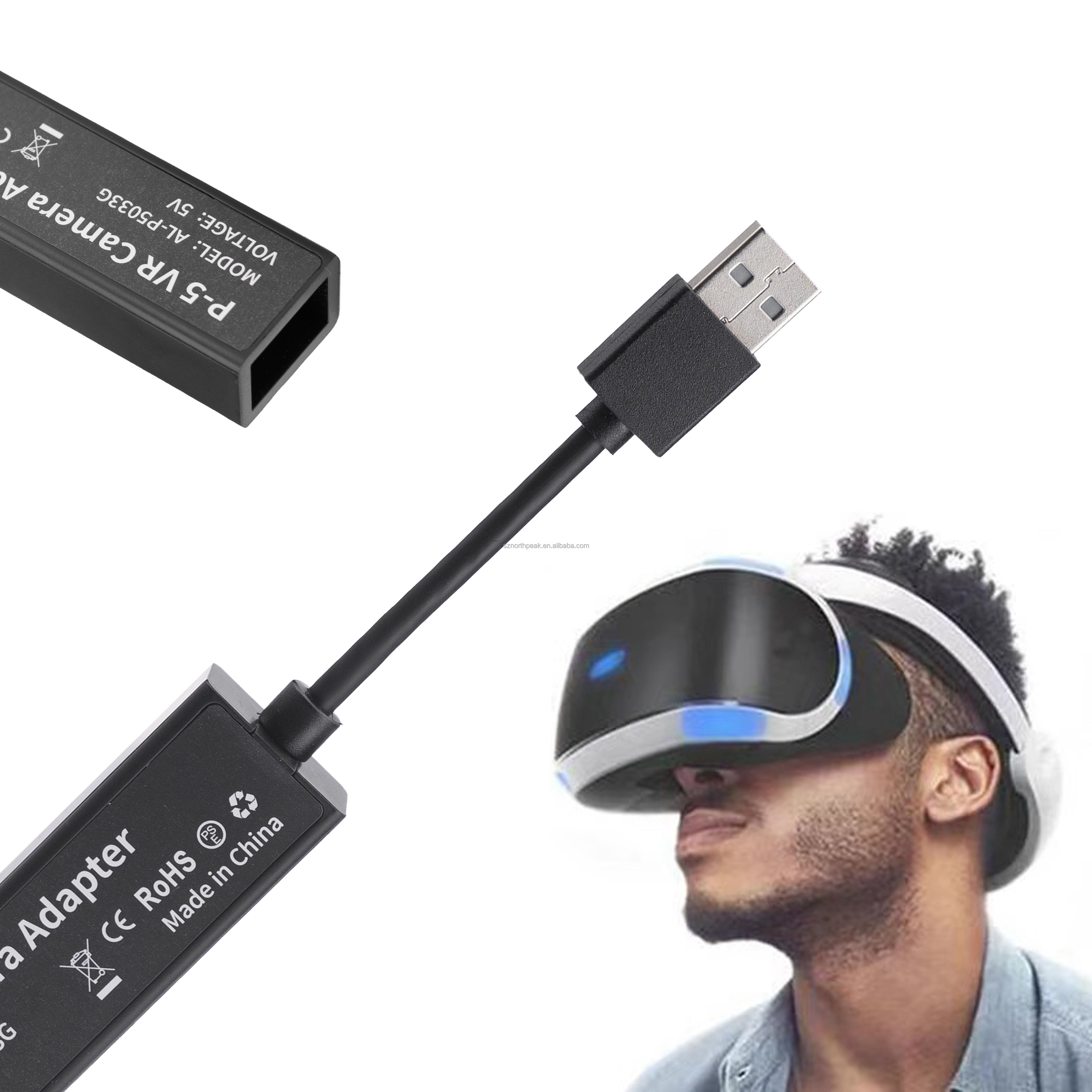 Wired Vr Camera Adapter For Ps5 Ps4 Vr Controller Charger
