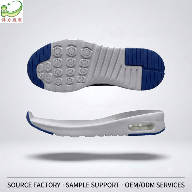 Professional Lightweight Durable Anti-Slip High Elastic Flexible Air Cushion Running Shoe Outsole EVA TPR Sneaker Sole