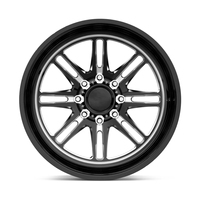 Roues de camion forgées à capuchons flottants polis personnalisés 20 ''-30'' pour DodgeRam,Ford,GMC,Chevy, PCD 6x5.5 8x6.5 8x170 8x180 8x200