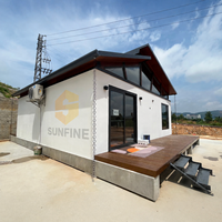 Premium 38 ㎡   Villa modulaire préfabriquée en béton et acier léger pour projets de location de vacances