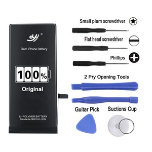 Batería de iones de litio de repuesto para móvil, pila con logo de 2340mah para <span class=keywords><strong>iphone</strong></span> <span class=keywords><strong>7</strong></span>, con cinta adhesiva - Product Image 3