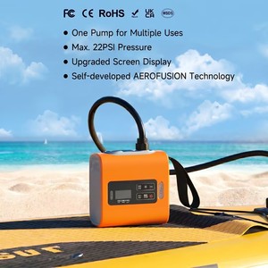 <span class=keywords><strong>Pompa</strong></span> <span class=keywords><strong>Elettrica</strong></span> Portatile <span class=keywords><strong>per</strong></span> Paddleboard 22PSI, <span class=keywords><strong>Pompa</strong></span> SUP a Doppio Stadio <span class=keywords><strong>per</strong></span> Gonfiaggio e Sgonfiaggio - Product Image 3