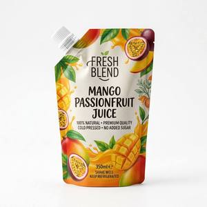 Bolsas con Boquilla Impresas Personalizadas, Envases Doypack para Líquidos, Aptas para Alimentos, Jugos, Bebidas, Salsas, Reutilizables, OEM, Bajo MOQ, Venta al Por Mayor - Product Image 1