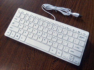 New 78Key <b>USB</b> 3.0 Wired Full Size Scissor Chocolate Keyboard Slim Waterproof Plug and Play Ultra Thin for Laptop Travel Slim <b>Key</b> - Product Image 6