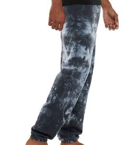 Pantalon de survêtement personnalisé teint par cravate avec poches pour hommes, pantalon ample en jersey athlétique de course à pied avec sweats à capuche - Product Image 4