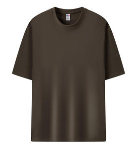 Camiseta Unisex Extra Grande <span class=keywords><strong>de</strong></span> Algodón 100% <span class=keywords><strong>de</strong></span> 230 g/m² con Logotipo Personalizado, Camiseta Informal Lisa con Estampado en Relieve 3D para <span class=keywords><strong>Hombre</strong></span> - Product Image 3