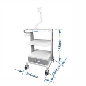 รถเข็นยาโรงพยาบาลมีล้อและลิ้นชักพลาสติก - Product Image 3