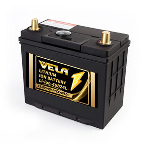 แบตเตอร์รี่สำหรับสตาร์ทรถยนต์<span class=keywords><strong>46B24L</strong></span> 40Ah 12.8V ชุดแบตเตอรี่ลิเธียมเหล็กแบตเตอรี่รถยนต์พร้อมการป้องกัน BMS - Product Image 1