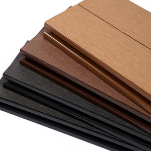 Panneaux de clôture décoratifs en plastique noir pour jardin extérieur, panneaux de protection d'intimité en gros, clôture extérieure WPC bon marché - Product Image 5