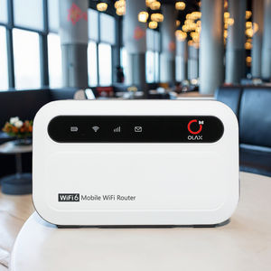 Routeur <span class=keywords><strong>WiFi</strong></span> portable 4G LTE MF985 150 Mbps pour 10 appareils, pare-feu sans fil WEP, 2 antennes, batterie 3000 mAh, 1 carte SIM, UE/US - Product Image 1