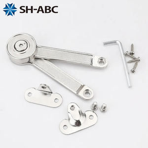 مفصلة هيدروليكية من سبائك الزنك لتثبيت الأغطية، ذراع معدني لتثبيت الأغطية بدون استخدام اليدين، لأجهزة الأثاث وخزائن المطبخ - Product Image 2