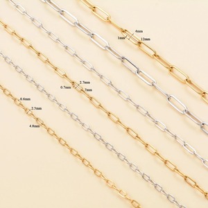 Cadena de Collar para Mujer de Acero Inoxidable de Alta Calidad en Tendencia, Color Oro/Plata, Venta al por Mayor - Product Image 4