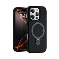 Dernière conception de protection magnétique support liquide Silicone étui de téléphone protecteur d'écran pour iPhone 12 13 14 15 16 Plus Pro Max
