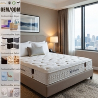 Matelas Queen Size en Mousse à Mémoire de Forme avec Gel Rafraîchissant et Mousse Haute Résilience, en Stock, Vente en Gros, Fabrication OEM, Prix Direct Usine