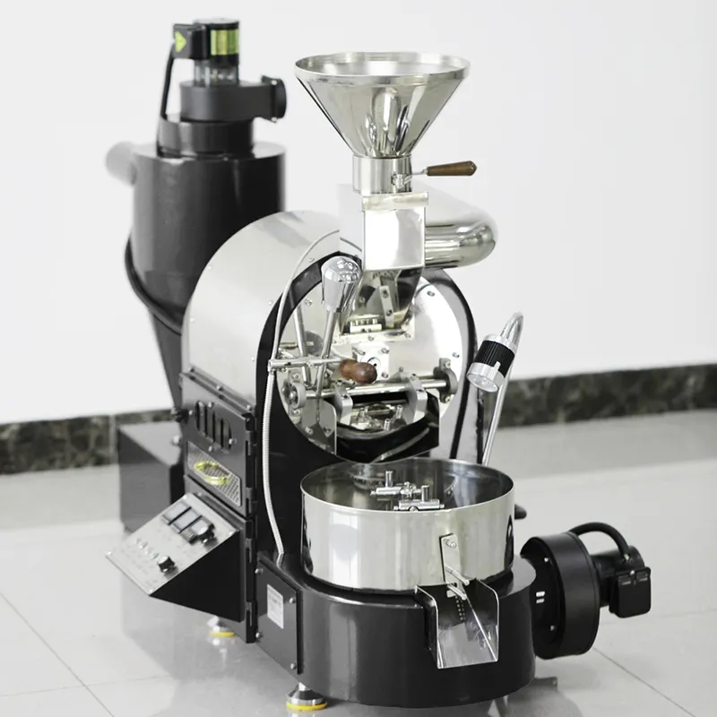 Fait maison 2Kg 2 kg Pour Vente Yoshan Probat Gaz Électrique 3kg Mini Grille-Pain Commercial Café Torréfacteur Machine