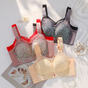 Nouveau Push up Brasier Plus Sujetador Sosten De Mujer 34-52BCDE gros <span class=keywords><strong>seins</strong></span> grand bonnet D soutien-gorge grande <span class=keywords><strong>taille</strong></span> pour grosse femme - Product Image 5