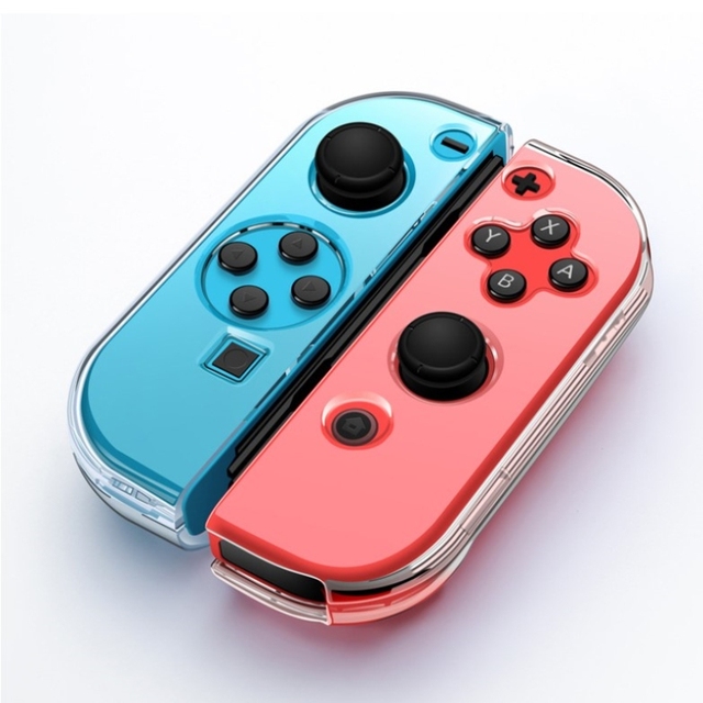 Game Console Controller Plastic Soft Shell Crystal Transparent Case for Nintendo Switch NS Accessories