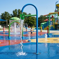 Promotion : Équipement commercial de vidange d'eau à triple tombant pour piscines et parcs aquatiques