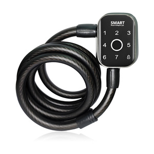 Yuefeng <b>Smart</b> Bicycle <b>Lock</b> 12mm Steel Wire Rope Digital Keypad Anti-theft For Bike Motorcycle - Product Image 1