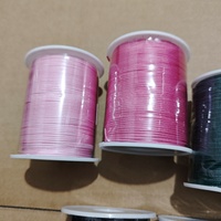 Cordon en nylon tressé à la main de 1 mm, 1,5 mm, 1,8 mm, 2 mm, durable et résistant, pour bracelets, colliers de perles, porte-clés et fabrication de nœuds chinois