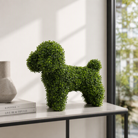 Figurine d'animal en herbe artificielle Milan 40x65x50cm pour la décoration intérieure et extérieure de la maison, du jardin, du patio, de la cour et de la pelouse