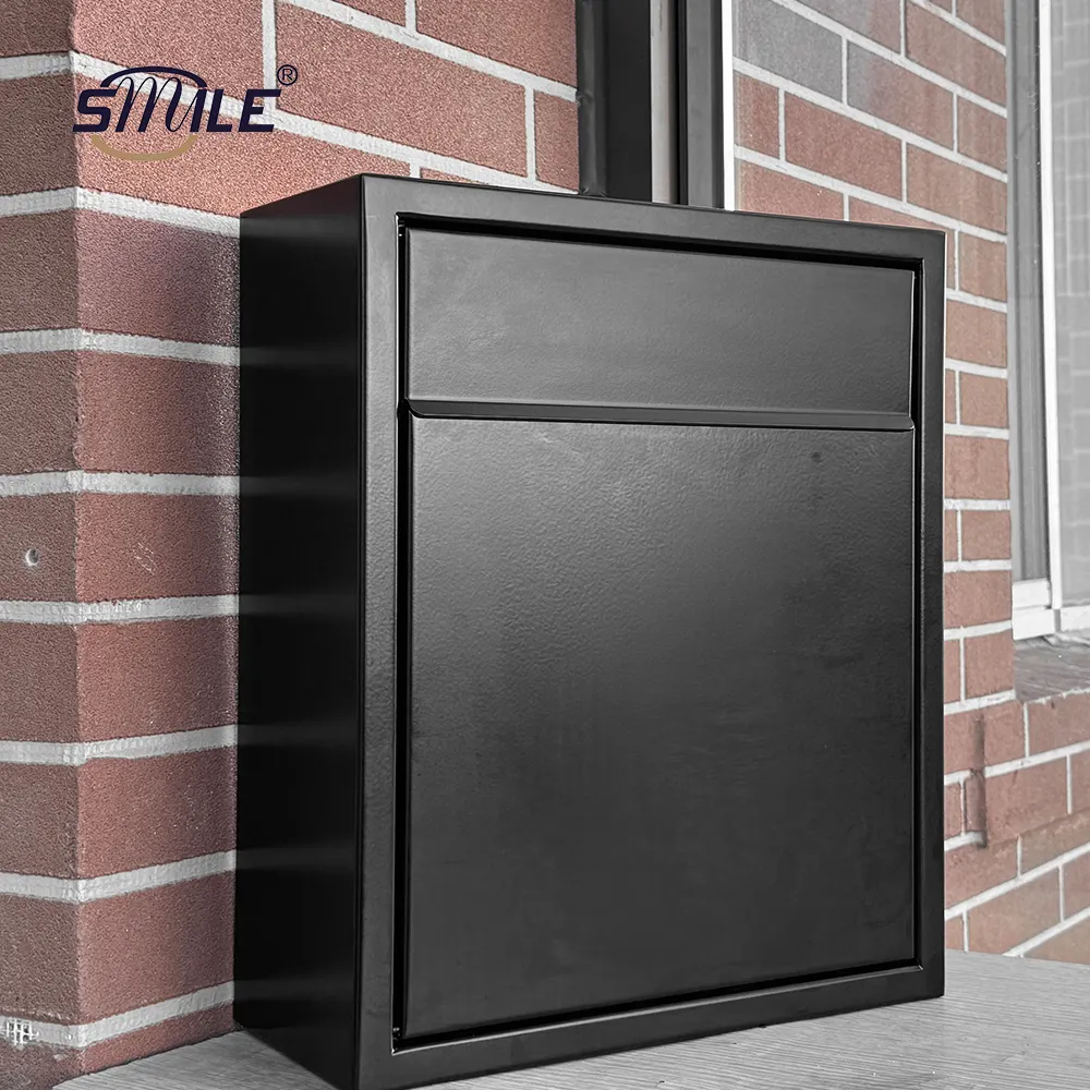CHNSMILE金属加工耐候性小包ボックス屋外壁掛け小包配達ドロップボックス