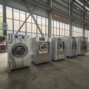 Laveuse-essoreuse industrielle 15 100 kg, machine de lavage automatique en acier inoxydable pour hôtel, hôpital, blanchisserie - Product Image 5