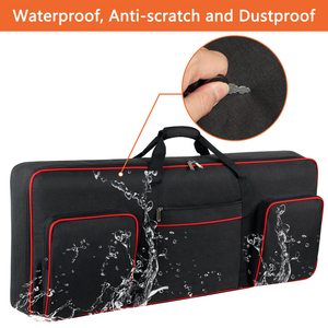 Grand sac de <span class=keywords><strong>piano</strong></span> rembourré personnalisé housse de rangement pour clavier sac de transport pour clavier de <span class=keywords><strong>piano</strong></span> étui de transport sac pour instruments de musique - Product Image 3