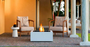 Cheminée extérieure au gaz personnalisable, poêle à bois multi-combustibles pour villa et gîte - Product Image 3