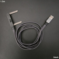 Supports réglables multi-angles robustes pour jeux mobiles, câbles USB vers USB Type C