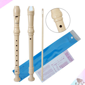 <span class=keywords><strong>Flauta</strong></span> Dulce Soprano de 8 Orificios, Color Marfil, Marca Personalizada, Fabricada en ABS, Estilo Alemán o Barroco, Instrumento Musical Educativo - Product Image 4