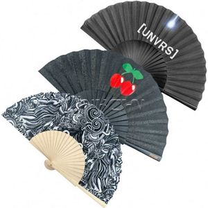 Customized 23 cm Wooden Hand Fan Spanish Model Pattern Colourful Painted Wedding Favors Bulk Wood Crafts Wooden <b>Boxes</b> Wall Signs - Product Image 2