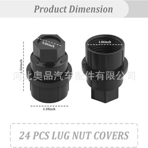 Chevrolet <b>Wheel</b> Nut Covers 15646250 Plastic Nylon For <b>Replace</b> Repair Universal Fit - Product Image 5