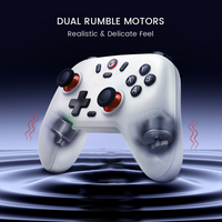 Control de Juegos Inalámbrico GameSir T4 Nova Lite para Switch, Android, iOS, PC y Juegos de Steam con Joysticks de Efecto Hall