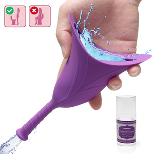 สินค้ามาใหม่ ที่ปัสสาวะหญิงแบบพกพา ทำจากซิลิโคน ใช้ได้ทั้งแบบยืนและแบบตั้ง มีมุมสำหรับใช้งาน เหมาะสำหรับการตั้งแคมป์และกิจกรรมกลางแจ้ง - Product Image 5