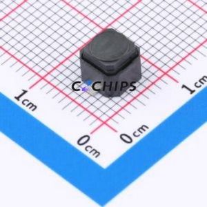TS-1068A-A2B3-D2 Tactile Switch SMD,6x6mm Switch Single Pole Single Throw Round Button 2.5N Vertical Mount - Product Image 1